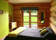second bedroom with views of Mt Peel